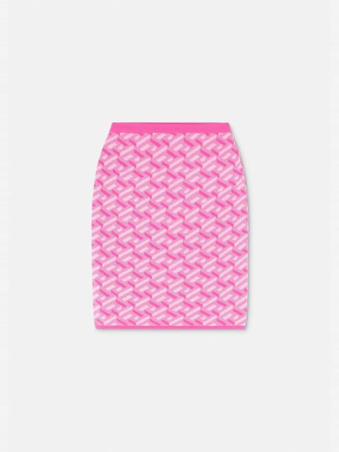 VERSACE Spring Festival Knit Skirt