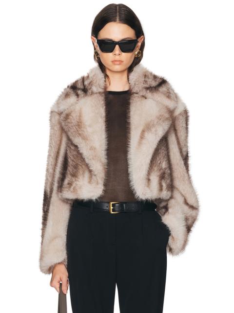 Sportmax Quantum Faux Fur Jacket
