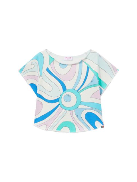 PUCCI Marmo-print cotton T-shirt