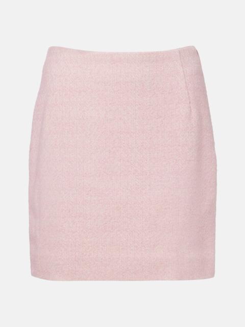 ROTATE Bouclé miniskirt