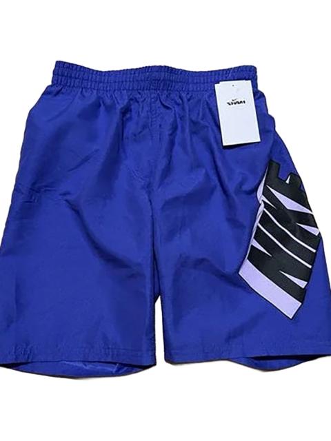 Nike Glyph Lettering 7" Volleyball Shorts GS "Royal Blue" NESSE805 504