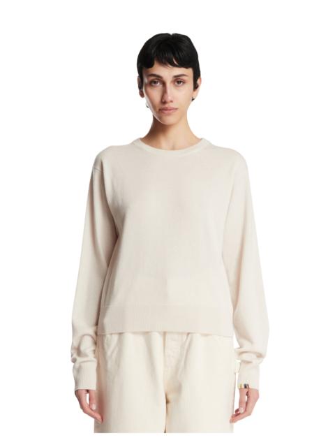 extreme cashmere White Cashmere Sweater