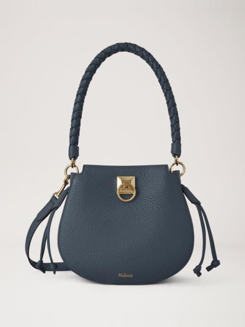 Mulberry Mini Iris Hobo Stormy Blue Heavy Grain