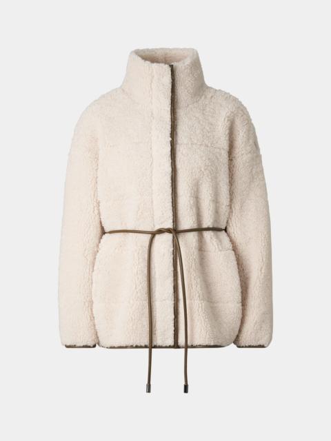 BOGNER Kimberly teddy jacket in Cream