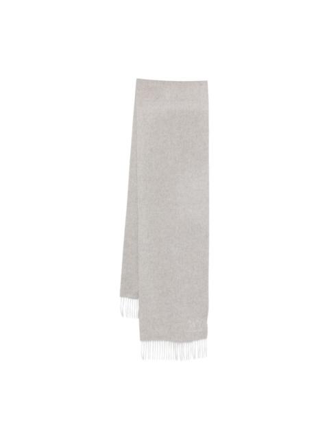 Max Mara fringed scarf