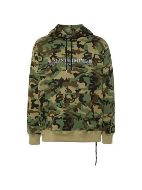 mastermind JAPAN camouflage-print cotton hoodie