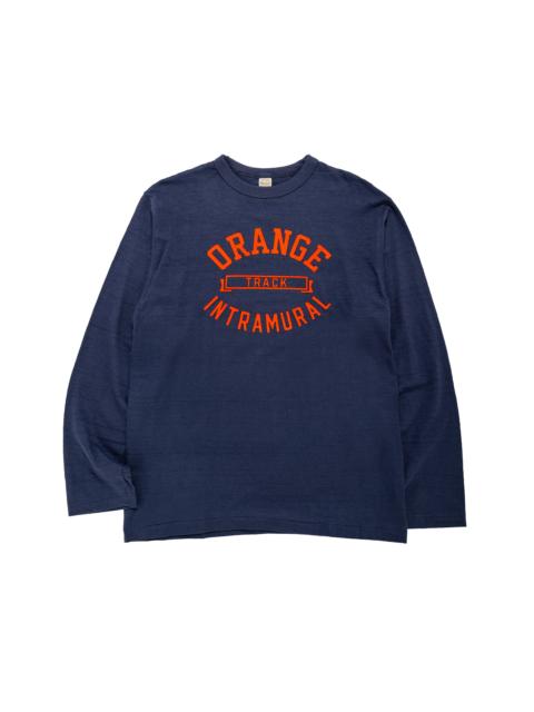 Warehouse & Co. Lot. 5906 Long Sleeve Crew Neck T-Shirt Orange Navy