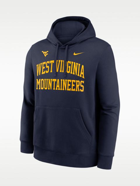 Nike West Virginia Primetime Arched Club Men's Nike College Pullover Hoodie