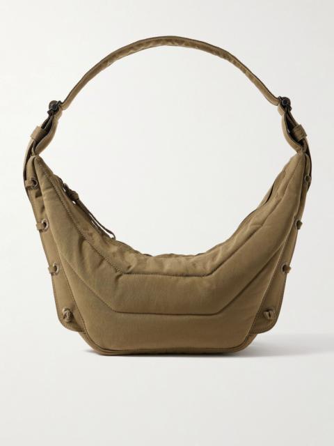 Lemaire Soft Game small quilted recycled canvas shoulder bag Sage green