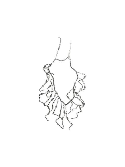 Ann Demeulemeester beaded multi-chain necklace