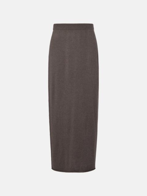 LISA YANG Charlotta cotton and cashmere maxi skirt