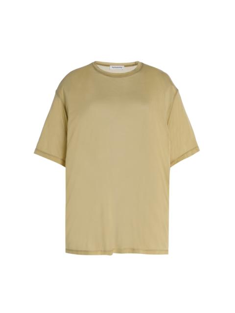 Slevan Oversized Sheer T-Shirt ivory