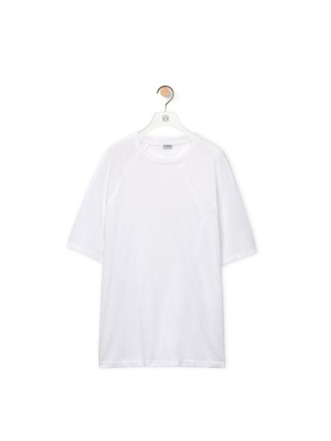 Puzzle loose fit T-shirt in cotton