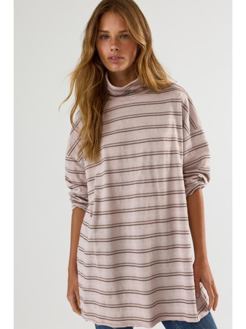 FREE PEOPLE Nevada Striped Long-Sleeve Tee