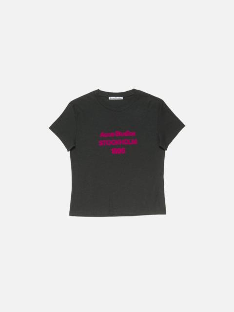 Acne Studios Logo t-shirt - Year of the Horse - Black