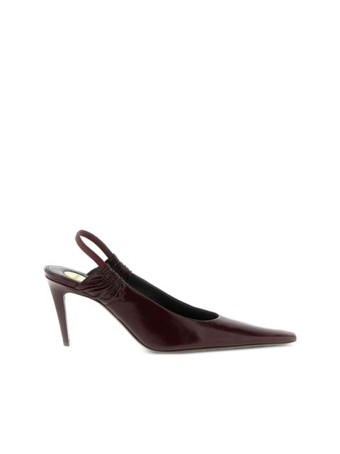 75mm Anne-Marie pointed-toe slingbacks