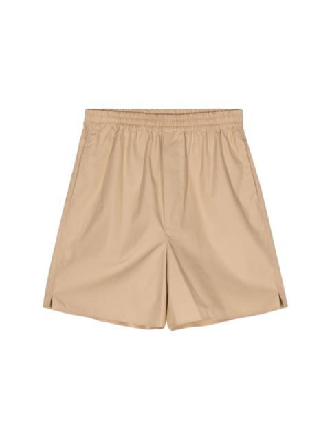 AURALEE elasticated-waistband cotton shorts