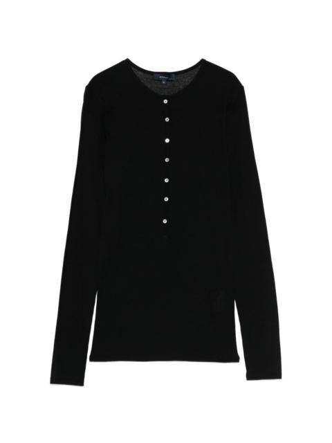 soeur Isabella buttoned top