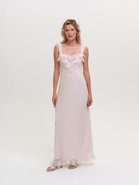 For Love & Lemons Sunset Maxi Slip Dress