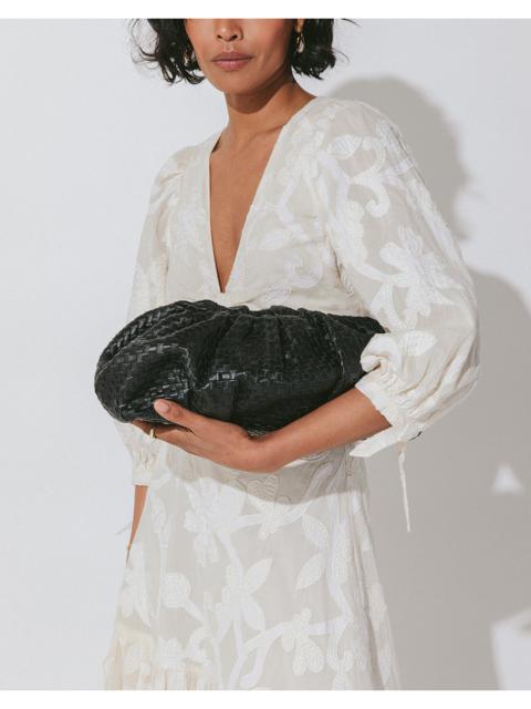 Cleobella GIGI WOVEN CLUTCH | BLACK
