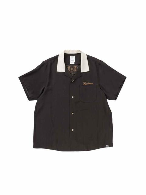 visvim HACKING SHIRT S/S (SILK) BLACK