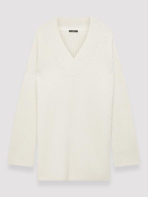 JOSEPH Cardigan Stitch V Neck Jumper