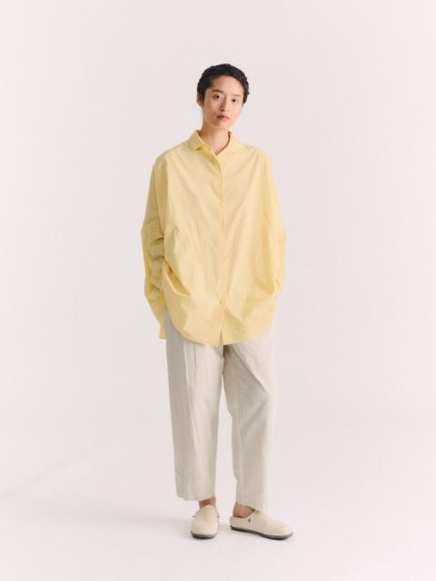 CASEY/CASEY ATOMLESS SHIRT - LIGHT PAPER - BUTTER