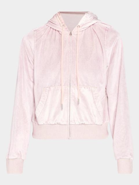 rag & bone Miramar Denim Zip-Up Hoodie