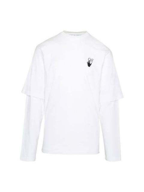 Off-White Off-White FW21 White Arrow Long Sleeves Ordinary Version Unisex White OMAB066F21JER004-0110