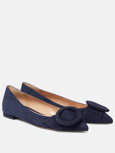 Camden suede ballet flats