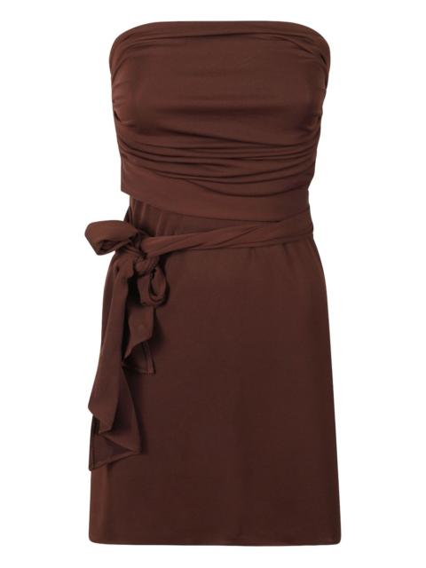 THE NEW ARRIVALS ILKYAZ OZEL ruched tie top