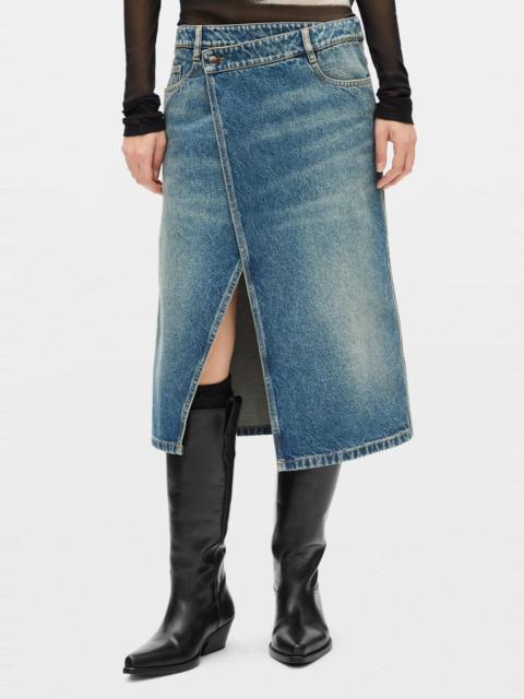 Ann Demeulemeester Pauline Midi Wrap Skirt