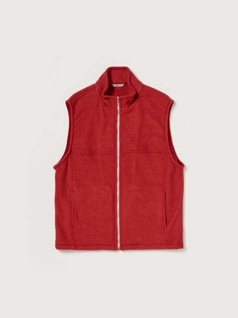AURALEE PURE SILK COMFORT FLEECE VEST