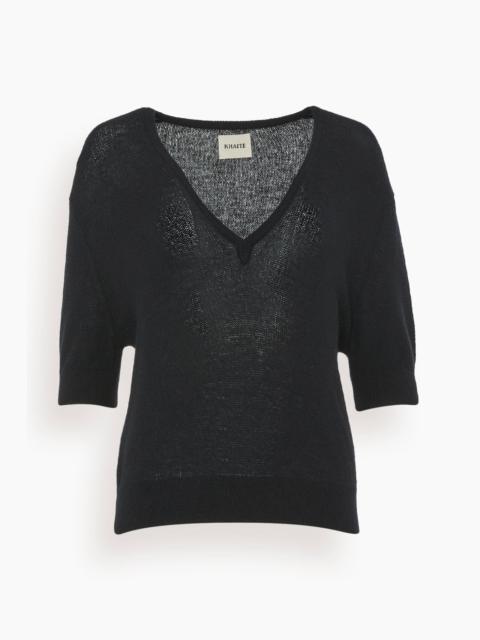 KHAITE Sierra Sweater in Black