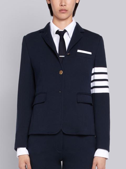 Navy Classic Loop Back Narrow Shoulder 4-Bar Jacket