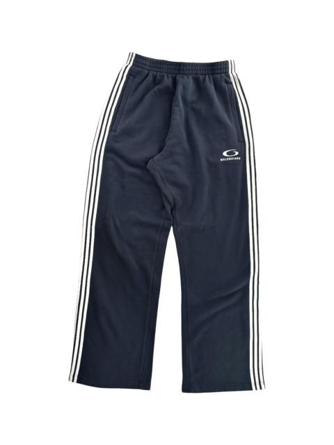 BALENCIAGA Baggy Sweatpants "Marine Blue / White" 84417 TSVI3 3967