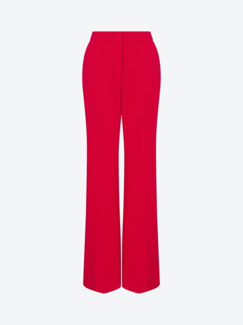 Moschino FLARED STRETCH CRÊPE TROUSERS