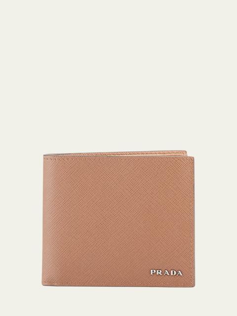 Prada Saffiano Leather Bi-Fold Wallet