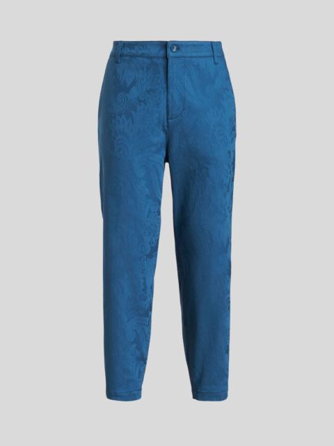 TAILORED PAISLEY JACQUARD TROUSERS