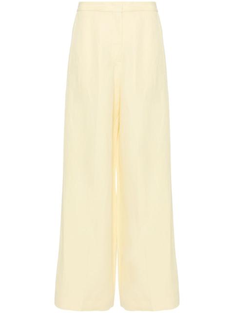 FABIANA FILIPPI slub-texture straight trousers