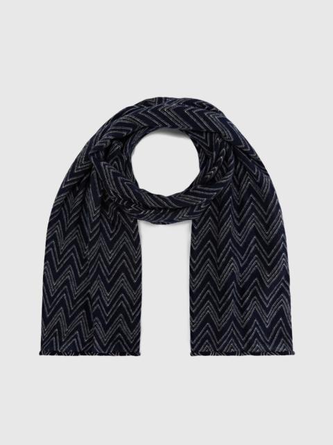 Missoni Pure cashmere zig zag scarf