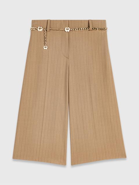 maje Tailored pleated Bermuda shorts