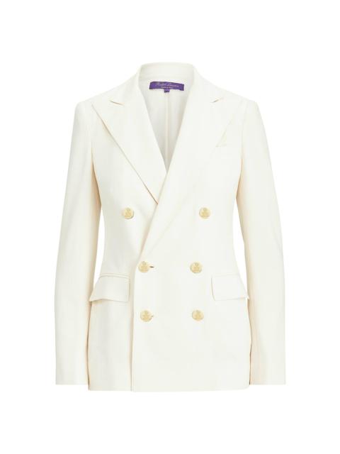 Ralph Lauren Women's Iconic Style Camden Double-Breasted Blazer - Cream