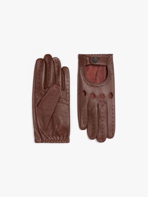Mackintosh BORDEAUX LEATHER DRIVING GLOVES