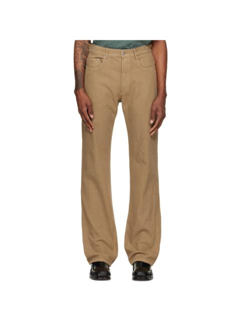 A.P.C. Beige Rescue Jeans