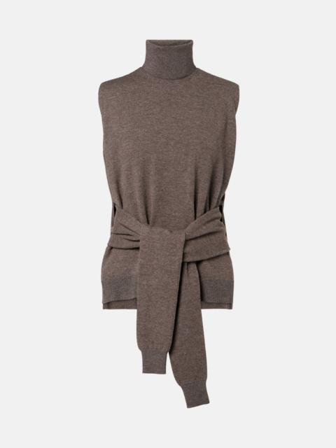 RÓHE Layered wool and cashmere-blend top