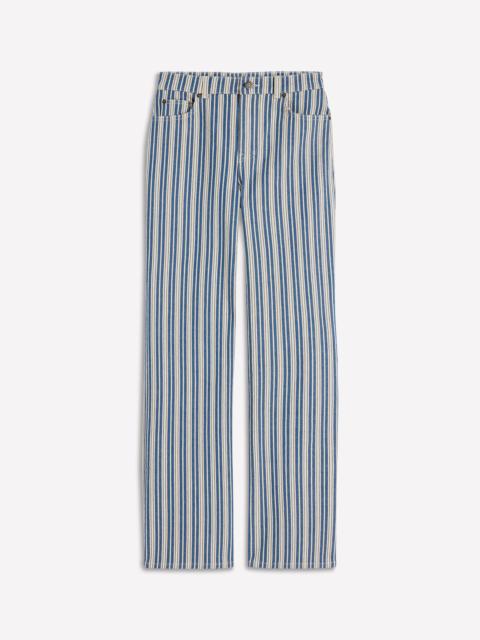 BODEN High Rise Column Leg Jeans-Blue Stripe