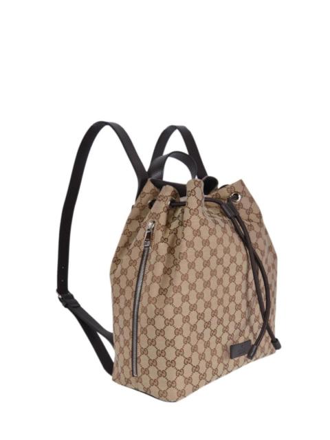 GUCCI GG supreme backpack in brown canvas