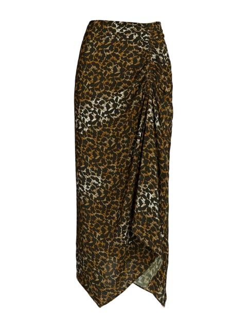 Isabel Marant Étoile Azaria Printed Midi Skirt