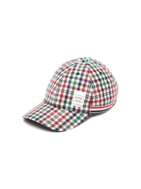 Thom Browne 체크 캡